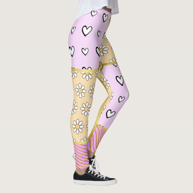 LEGGINGS MOTIF HEART (Droite)
