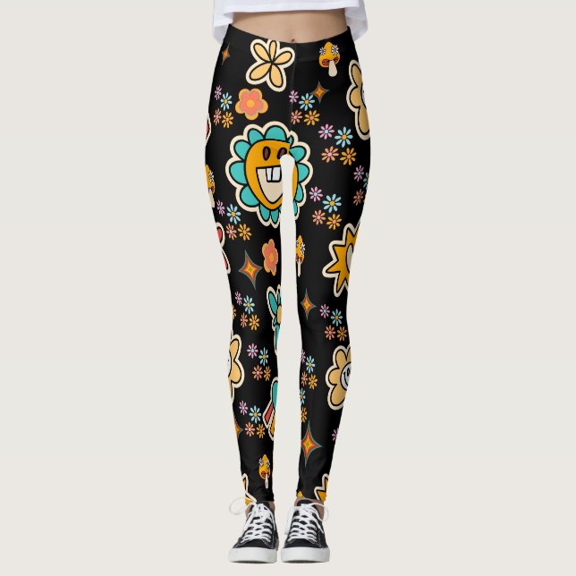 LEGGINGS MOTIF HEART (Devant)