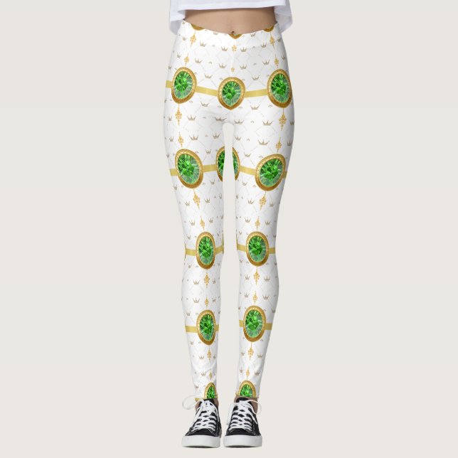LEGGINGS MOTIF HEART (Devant)