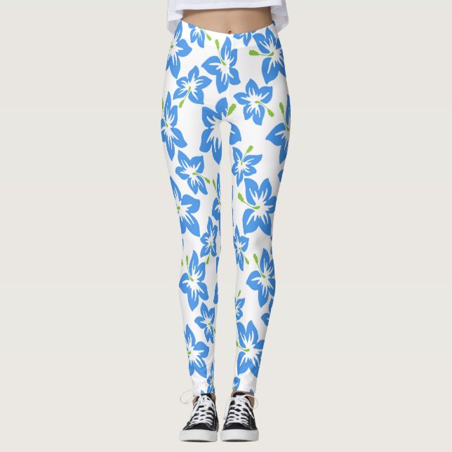 Leggings Motif Hibiscus (Devant)