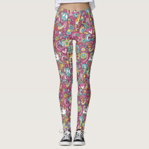 Leggings Motif hippie