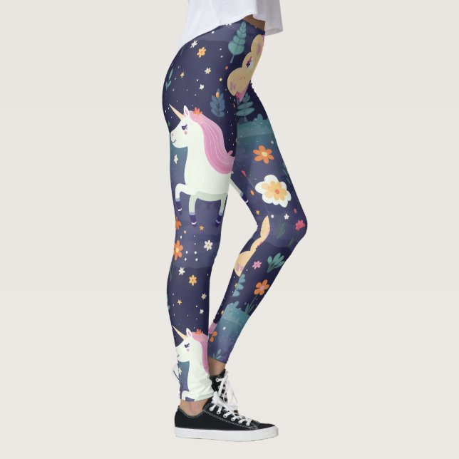 Leggings Motif Imaginaire Unicorn (Droite)