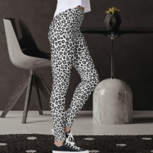 Motif imprimé léopard safari gris et noir personna