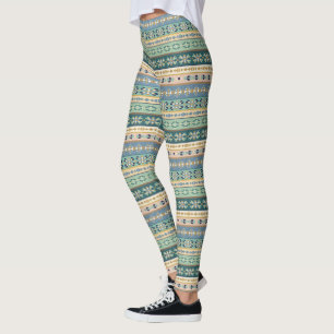 Leggings Motif indien extérieur d'étape   de Geo