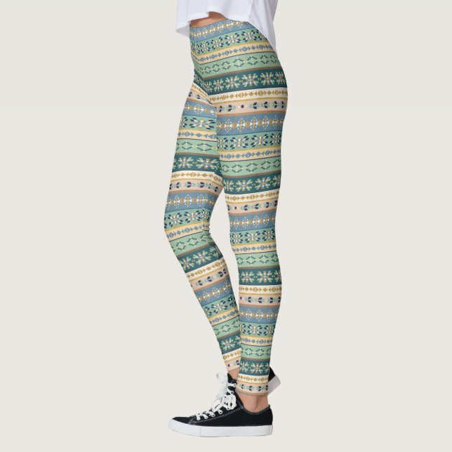 Leggings Motif indien extérieur d'étape | de Geo (Gauche)