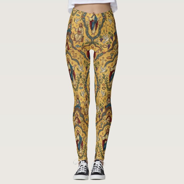 Leggings Motif Jésus (Devant)