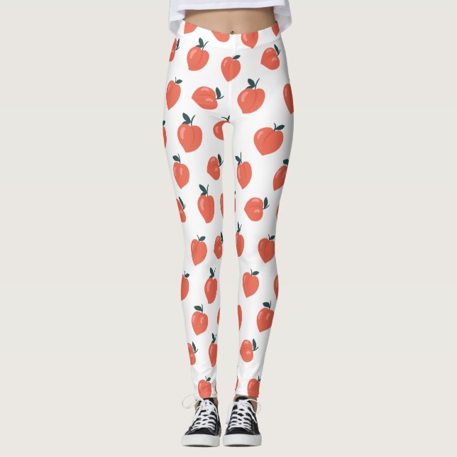 Leggings Motif joli de pêche (Devant)