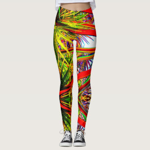 Leggings Motif Jungle Avec Texture De Foliage