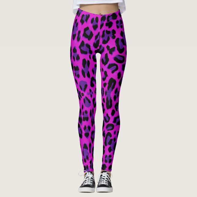 Leggings Motif léopard (Devant)