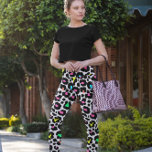 Leggings Motif Léopard moderne noir<br><div class="desc">motif léopard unique tel un design accrocheur pour les amateurs de léopard.</div>