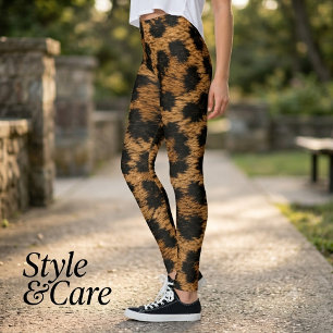 Leggings Motif Léopard Tendance Impressionnant Élégant