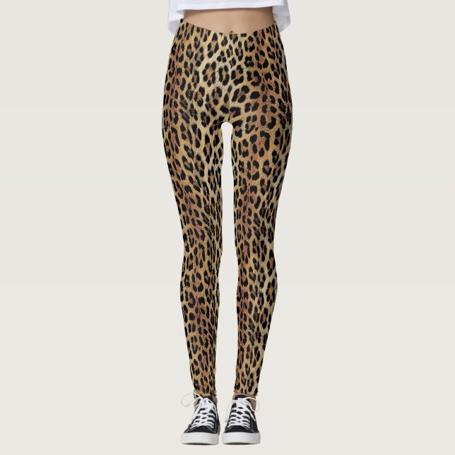 Leggings Motif léopard, tigre, peau de léopard, tendance, (Devant)