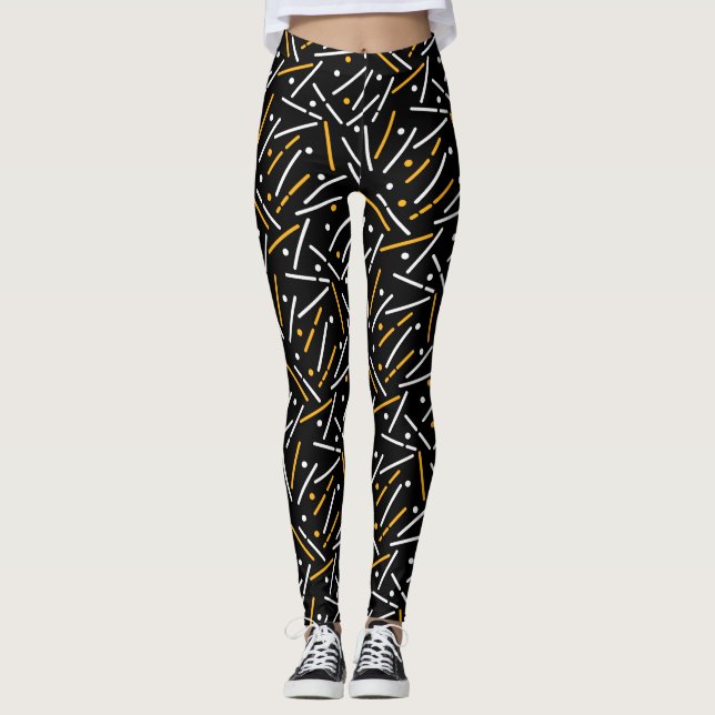 Leggings Motif Lignes 4 (Devant)