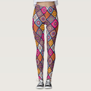 Leggings Motif Mandala/Carrelage marocain