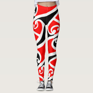 Leggings Motif maori 2 de Kowhaiwhai