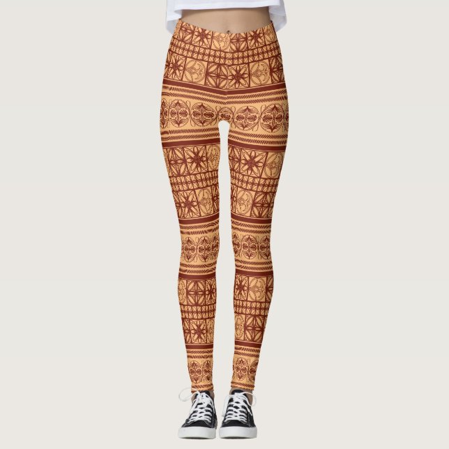 Leggings Motif médiéval espagnol (Devant)