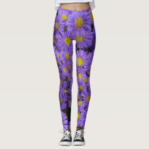 Leggings Motif Michaelmas Daisy