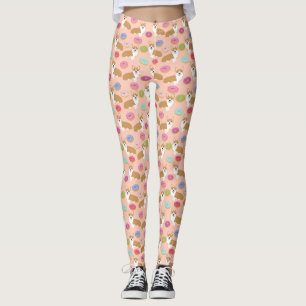 Leggings Motif mignon de corgi - guêtres