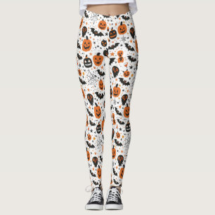 Leggings Motif mignon et effrayant d'Halloween