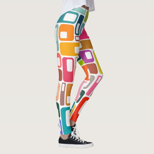 Leggings Motif moderne du milieu du siècle (Droite)