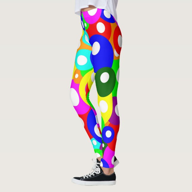 Leggings Motif multilingue simple à distance (Gauche)