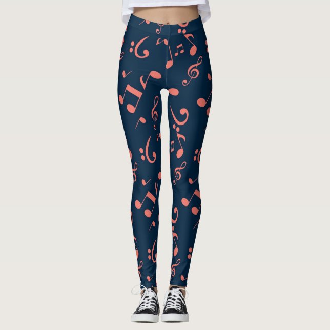 Leggings Motif musical (Devant)