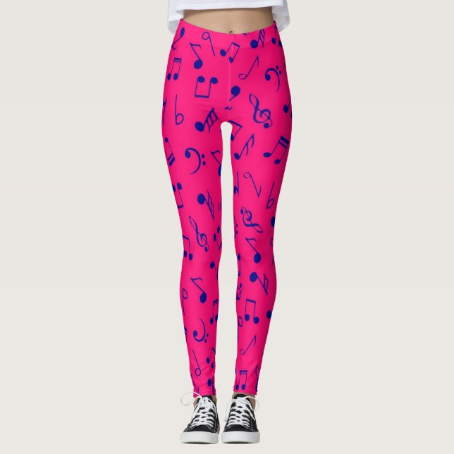 Leggings Motif musical (Devant)