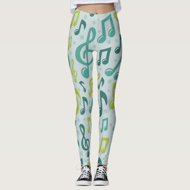 Leggings Motif musical (Devant)