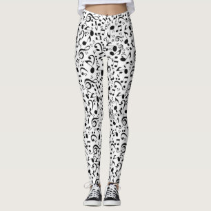 Leggings Motif musical