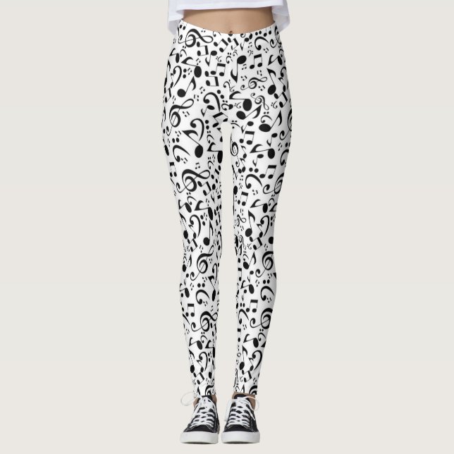 Leggings Motif musical (Devant)