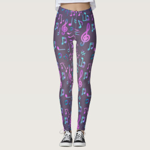 Leggings Motif musical