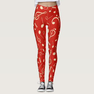 Leggings Motif musical