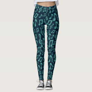 Leggings Motif musical