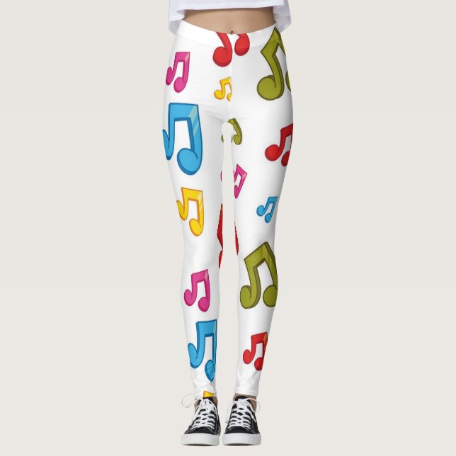 Leggings Motif musical (Devant)