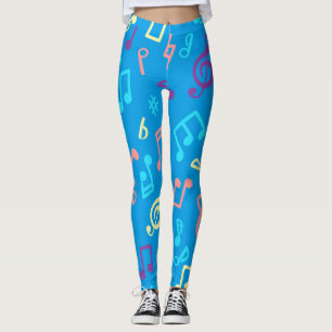 Leggings Motif musical