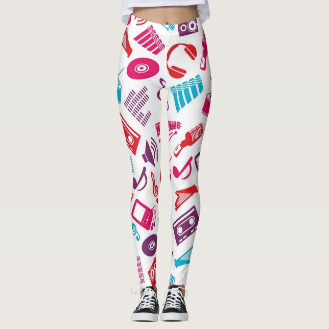 Leggings Motif musical (Devant)