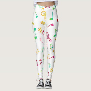 Leggings Motif musical