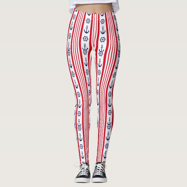 Leggings Motif nautique (Devant)