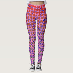 Leggings Motif net 10.blue.wx4 Pink BG