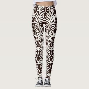 Leggings Motif noir blanc de l'ornement africain