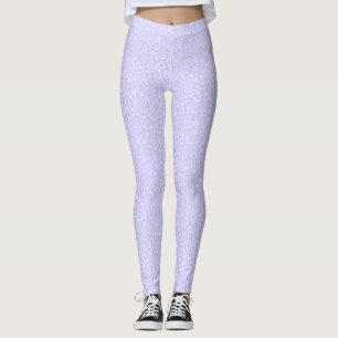 Leggings Motif Nuage Mauve Été