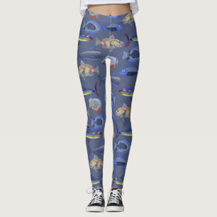 Leggings Motif Océan