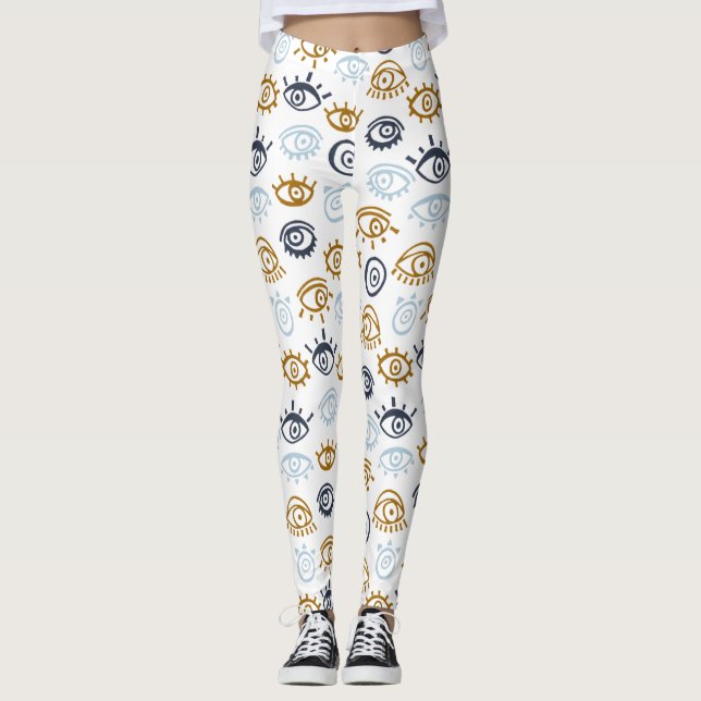 Leggings Motif oeil mal (Devant)