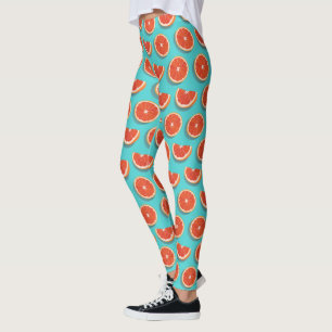 Leggings Motif orange juteux doux