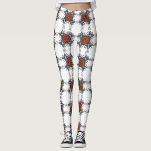 Leggings motif oriental
