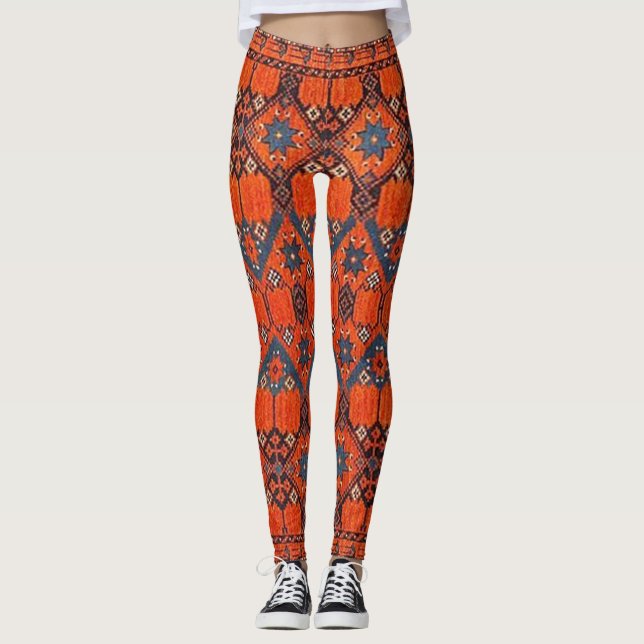 Leggings Motif oriental turc persan (Devant)