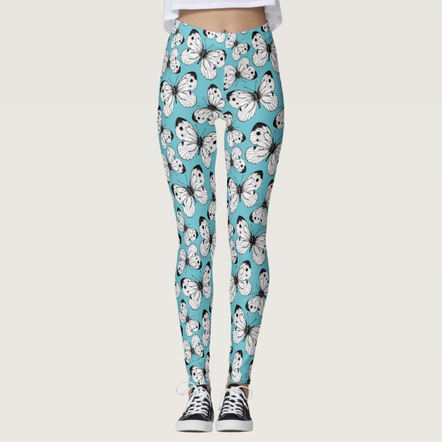 Leggings Motif papillon de choux (Devant)