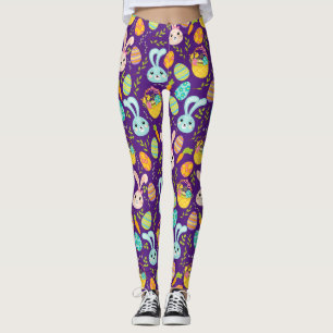 Leggings Motif Pastel Easter Bunny