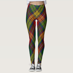 Leggings Motif Plaid Buchanan Clan Tartan