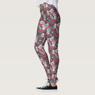 Leggings Motif Plaid Des Filles Hex